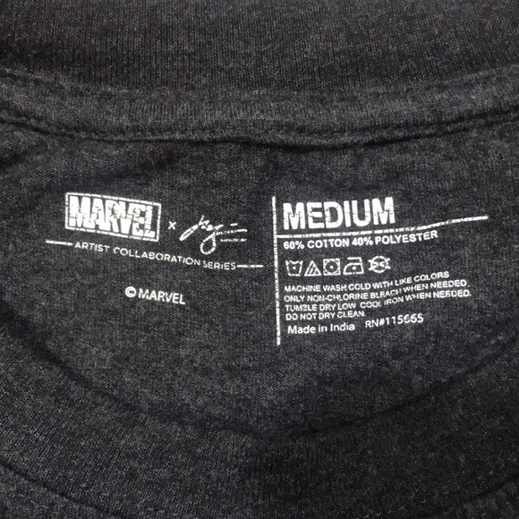 Marvel “Best Friends” Groot & Rocket Gray Screen Print Unisex T-Shirt size M - Picture 5 of 7